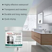 Multifunctional Transparent Waterproof Glue, Home Decoration No-Drill Leak-Proof Wear-Resistant Invisible Glue, Effectively Resists Water Penetration. Say Goodbye To Water-Related Issues, Leaks And Unpleasant Stains - A - View 7
