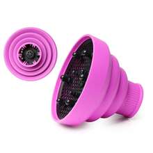 1PC Travel Foldable Hair Diffuser, Portable Collapsible Hair Diffuser Blow Dryer Hood, Retractable Hair Dryer Diffuser, Curly Hair Retractable Dryer, Silicone Diffuser Hood, Large Interface Retractable Diffuser For Curly Hair, Blow Dryer Diffuser Hood, Suitable For Natural Fine And Thick Hair, Universal Blow Dryer Accessory Compatible With Blow Dryers With Nozzles - Telescopic Windshield - View 6
