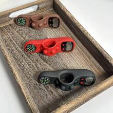 Silicone Finger Ring Electronic Counter With Compass, Prayer Tally Counter, Portable Handheld Chanting Counting Tool, Multi-Function Worship Counting Bracelet - Multicolor - View 2
