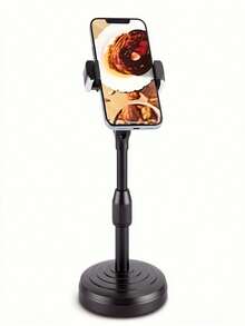 Adjustable Height Phone Stand, 360° Rotation & Flexible Arm - Anti-Shake Design, Stable Desktop Stand, Suitable For Live Streaming, Photography, Video Calls - Compatible With Smartphones, Cameras, Desktop Stand, Live Streaming Accessories, Durable Structure, - Phone Stand - View 5