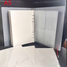 A5 6-Ring Transparent PVC Loose Leaf Notebook, Replaceable Loose Leaf Diary, Includes Lined/Grid/Blank Refill Paper And Loose Leaf Pockets, DIY Planner Storage Notebook, School Office Stationery - A5 - View 11