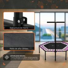 Fitness Trampolines - Pink - View 3