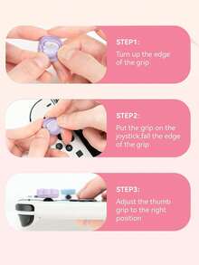 GeekShare 4pcs Wing Design Silicone Joycon Thumb Grip Protective Covers For Switch/Oled/Switch Lite - View 5