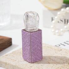 5ML Colorful Rhinestone Flat Head Lipstick Lip Gloss Dispenser Bottle Portable Sample Cosmetic Travel Size - Multicolor - View 4