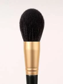 2Pcs Makeup Tool,Blush Brush,Makeup Puff,For Blush,Setting Powder,Contour, Daily Makeup, Ideal For Makeup Beginners & Women - Black - View 6