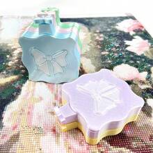 Magnetic Bowknot Diamond Painting Tray With Magnetic Lid To Prevent Bead Spillage, Wavy Edge Bowknot Design, Practical Divided Bead Slots, Suitable For DIY Diamond Painting Crafts, Bead Sorting And Storage, Easy To Use, Dedicated Tool Tray For Diamond Painting - A - View 5