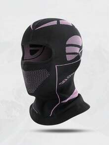 1pc Unisex Autumn/Winter Windproof Solid Color Balaclava Hat, Warm Head Cover Suitable For Daily Outdoor Cycling Wear - Multicolor - View 12