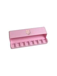 Light-Shielding Nail Art Pen Holder,Strawberry Decor 8-Grid Nail Brush Holder,Comes With Nail File,Manicure Tool Organizer,Anti‑Light Nail Brush Rest Organizer,Manicure Tool Rack For Nail Tech,For Salon & Home Use - Multicolor - View 14