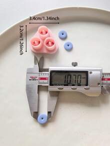 Polymer Clay 3-Hole Round Ring Cutter, Multi-Size Hollow Circle Shape, Suitable For Making Earrings, Brooches, Pendants And Other DIY Crafts. High Precision Soft Clay Cutting Mold. Soft Clay Tools - Hollow Circle - View 17