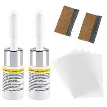 2 Pieces Car Windshield Crack Repair Kit, Nano Fluid Filled Chip And Star Crack Repair, Uncharged Car Glass Repair Kit - A - View 7