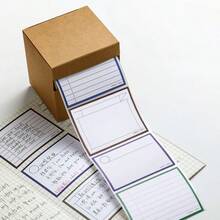 Kertas Tempel Gulung Tarik, 256 Lembar Per Kotak, Mudah Sobek Tanpa Residu, Tulisan Halus, Memo Kantor, Daftar Tugas, Pesan Pengingat, Perencana, Dekorasi, Label Klasifikasi, Jadwal, Perencanaan, Perlengkapan Alat Tulis Kantor Minimalis Vintage dalam Kotak - Beraneka warna - View 3