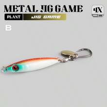 1PC 10‑30g Long Cast Metal Jig Lure With Rotatable Single Hook Spinner Blade Hard Fishing Bait For Bass Mackerel Trout Saltwater Freshwater Inshore Offshore - Multicolor - View 30