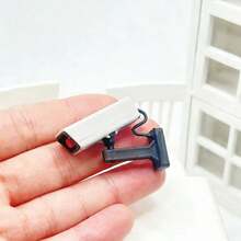 1:12 Miniature CCTV Camera Closed Circuit Miniature Ornament Mini Surveillance Model OB11 Scene Decoration BJD Toy Photography Prop, Random Style Sent - Multicolor - View 7