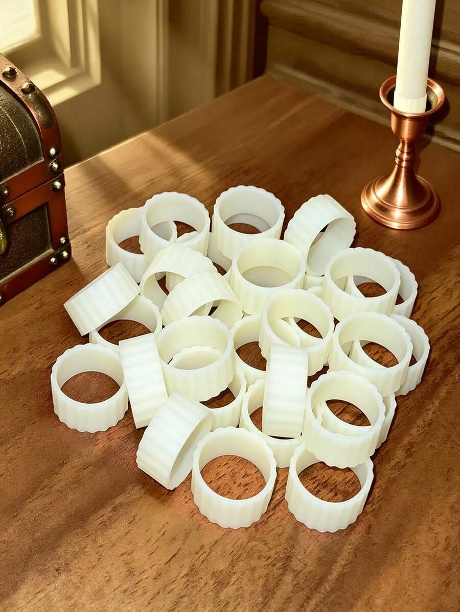 5/1pc Silicone Candle Holder With Non-Slip Base, Anti-Drip Guard Ring, Candle Base Ring, Candle Protection Ring, Stabilizer Ring, Anti-Wax Splash, Flexible Desktop Stabilizer Ring, Suitable For Long Candles, Home, Christmas, Holiday Use