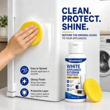 Appliance Shell Polishing Paste, Yellowing Removal, Brightening, Repair And Protection, Suitable For Refrigerator, Washing Machine, White Appliances, Home Users, Appliance Renovation, White Appliance Shell Polishing And Maintenance Paste - Appliance Restoration Cream - View 6