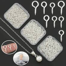 150/300 Multi-Size Screw Eye Pins, Mini Screw Eye Nails, Suitable For Handmade Crafts, Cork Bottles And DIY Jewelry Making - Sheep Eye Nail - View 6