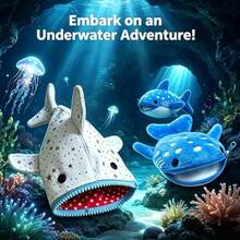 1/2pcs Cute Ocean Fish‑Shaped Pencil Case & Mini Coin Purse Set, Multi‑Purpose Zipper Storage Pouch For Stationery, Earphones, Keys & Small Essentials, Portable Lightweight Makeup Organizer Bag For Travel, School, Daily Use, Sea‑Animal Design - Multicolor - View 14