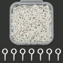 150/300 Multi-Size Screw Eye Pins, Mini Screw Eye Nails, Suitable For Handmade Crafts, Cork Bottles And DIY Jewelry Making - Sheep Eye Nail - View 11