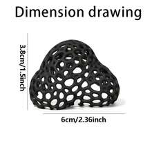 多孔球形蝦繁殖洞穴水族裝飾，蝦躲藏飾品，適用於淡水蝦繁殖與休息，魚缸裝飾 - 歡樂水族 - 查看 5