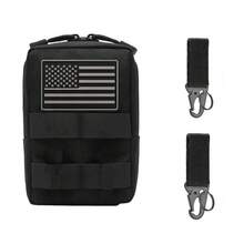 Tactical EDC Storage Bag, MOLLE Compatible Multi-Function Tool Pouch, Compact Multi-Pocket Gear Bag With Clip Mount, Suitable For Outdoor Travel And Hiking - Multicolor - View 5