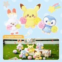 Miniso Pokémon Sweet-Tranquil First Encounter Cheer Squad Plush Blind Box, Boneka Lembut Lucu, Mainan Koleksi Istimewa, Hiasan Meja, Hadiah Menarik untuk Kolektor Hobi (Pengiriman Acak 1 Buah) - MultiWarna - View 2