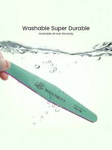 BORN PRETTY 1Pc/4Pcs Double‑Sided Nail File Buffer Set, Washable Sanding Nail Files 100‑320 Grit Manicure Tools For Acrylic Natural Nails - Multicolor - View 4