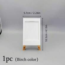 White Mini Instant Photo Frame, Easel-Style Photo Display Stand, Reusable Desktop Photo Ornament, Multi-Scene Universal Desktop Decor, Ideal Gift For Friends, Family And Classmates, Perfect For Birthdays, Anniversaries And Holidays - Picture Frame - View 14