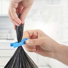 5pcs Trash Bag Fixing Clips, Trash Can Side Holder, Creative Anti-Slip Trash Bag Fixing Clips - A - View 9