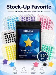 280/1120PCS Star-Shaped Acne Patches, Waterproof & Sweat-Resistant, Day & Night Use, Scar Concealing, Seamless & Non-Caking, Gentle & Non-Irritating, Fresh & Skin-Friendly - View 8