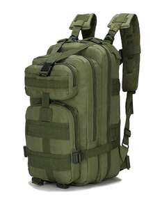 Mochila Táctica para exteriores 25L Mochila táctica de gran capacidad Multicompartimiento para Actividades al aire libre - Verde militar - Ver 2