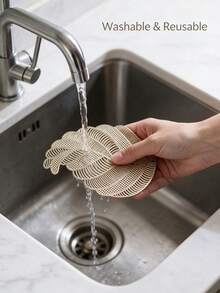 12pcs, Gold Hollow PVC Drink Coasters, Washable Table Accessories, Non-Slip Tableware Mats, Breathable Heat Dissipation Cup Holders, Lightweight And Easy To Store, Suitable For Restaurants, Cafes, Homestays, Compatible With Afternoon Tea, Holidays, Parties, Gatherings, Birthdays, Weddings, Dinner Parties. - Multicolor - View 5