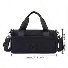 Women's Small Multifunctional Crossbody Bag, Solid Color Lightweight Mini Fitness Travel Bag, Multi-Purpose Shoulder Handbag, Suitable For Work, Shopping, Daily Outings - Multicolor - View 6