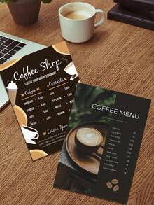 10/20/30/40pcs (Single-Sided Printing) Customized Promotional Posters, Upload Image For Double-Sided Customization. Suitable For Product Promotion, Event Flyers, Corporate Publicity, Customized Menus And Other Commercial Information Customization, Ideal For Small Businesses - Multicolor - View 6