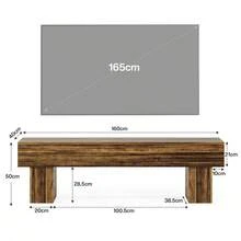 Tribesigns Television Stands & Entertainment Centers - Dark Brown - View 2