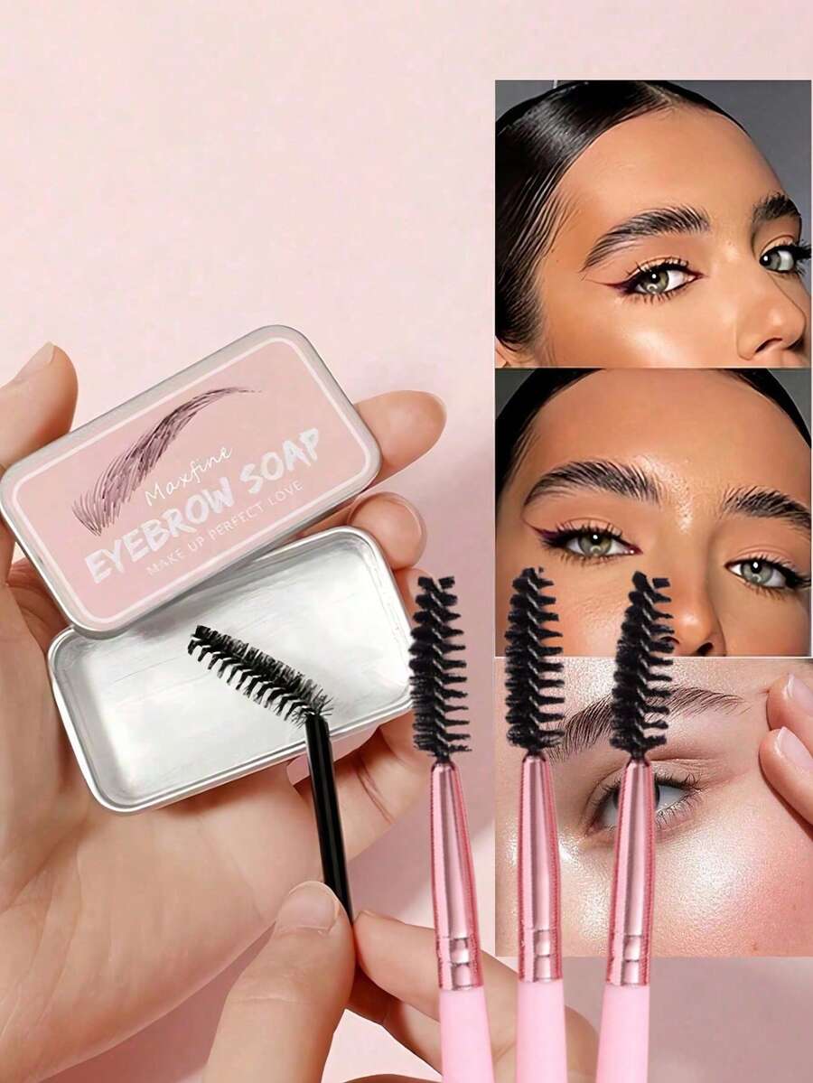 7pcs Spiral Eyebrow Brushes, Multi-Function Eyebrow & Eyelash Grooming Brushes, Can Be Used With Eyebrow Gel, Reusable Makeup Tool, Create Fluffy Wild Shaped Eyebrows, Eyebrow & Eyelash Grooming & Shaping Makeup Tool, Long-Lasting Waterproof Eyebrow
