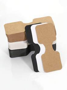 50/100pcs Gift Packaging Cardboard Necklace Bracelet Foldable Display Cards - Multicolor - View 1