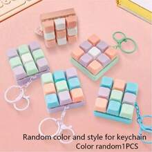 1pc Keyboard Fidget Toy, Finger Click Keyboard Keychain, Button Fidget Toy, -Birthday Gift-Holiday Gift-Party Gift, Christmas Gift Top Choice - Multicolor - View 12