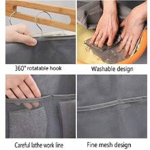 Double-Sided Underwear Storage Bag, Multi-Functional Underwear Packaging Bag, Hanging Bra And Socks Organizer Bag - Multicolor - View 7
