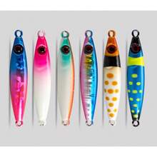 1PC 10‑30g Long Cast Metal Jig Lure With Rotatable Single Hook Spinner Blade Hard Fishing Bait For Bass Mackerel Trout Saltwater Freshwater Inshore Offshore - Multicolor - View 9