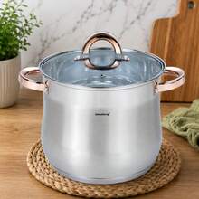 Garnek Stalowy Z Pokrywą, 7,0L, Ø22cm, Klausberg, KB-7792 - View 4