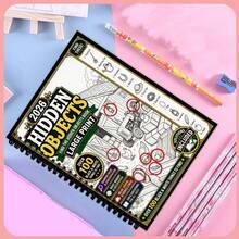 1 Book, Circle Find The Difference Game Coloring Book, Draw A Circle, Suitable For Adults And Seniors - Single Piece - View 4