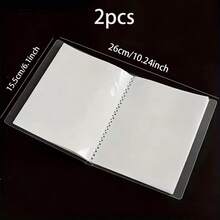 Large Capacity Notebook Organizer. Includes Washi Tape, Photo Stickers, Cards, Receipts, Invoices, Sticky Notes, And A Scrapbook. Slice-And-Place Pocket-Style Document Organizer Suitable For Classrooms, Homes, Offices, And Travel. - Transparent - View 8
