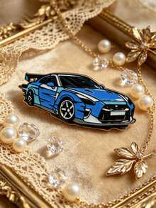 1pc Racing Car Brooch Lapel Pin, Cartoon Vehicle Personalized Badge, Suitable For Jackets And Backpacks, Unique Personalized Decoration, Ideal Gift For Men, Teenagers And Boys - Multicolor - View 20