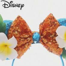 1PC Tropical Island Secret | Disney Moana Mickey Mouse Headband, Plumeria Summer Beach Amusement Park Headpiece - Multicolor - View 4