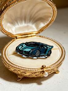 1pc Racing Car Brooch Lapel Pin, Cartoon Vehicle Personalized Badge, Suitable For Jackets And Backpacks, Unique Personalized Decoration, Ideal Gift For Men, Teenagers And Boys - Multicolor - View 21