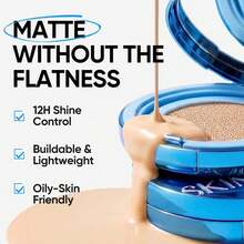 SKINTIFIC Velvet Matte Foundation Blue - 2CN Cool Ivory - View 6
