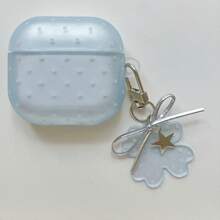 Light Mist Semi-Transparent Small Polka Dot Earphone Case Compatible With AirPods Case 2/3/4/Pro/Pro2/Pro3, Shockproof Earphone Case, With Pendant, Gift For Men And Women, Commuting Accessory, Fashion Creative, Combining Aesthetics And Practicality - Mixed Colors - View 31