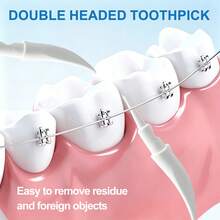 20pcs Disposable Mini Toothbrush With Toothpaste, Portable Waterless Use, 4-In-1 Design With Tongue Scraper And Toothpick, Fresh Breath, Suitable For Travel, Camping And Carrying - Multiple Flavors/various Styles - View 8