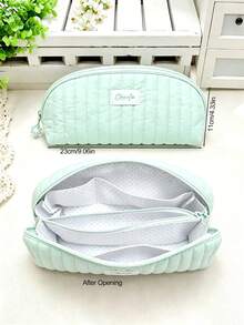 Pink Shell Pencil Case, Can Be Paired With Heart-Shaped Pendant, Fresh And Soft Korean Style, Suitable For Storing Toiletries And Keeping Items Organized, Comes With Multiple Storage Bags, Can Store School Supplies, Perfect For Back To School Season - A - View 12