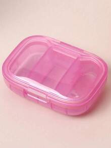 1 Mini Pill Organizer - Ultra Compact, 3 Compartments, Dustproof, Medication Manager, Easy For Daily Dosing - Portable Lightweight Design, Suitable For Travel Or Home Use - Multicolor - View 6